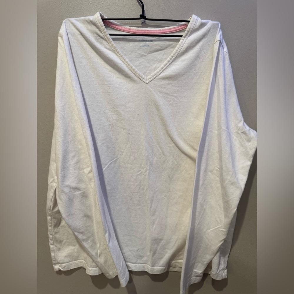 White V-Neck Shirt
